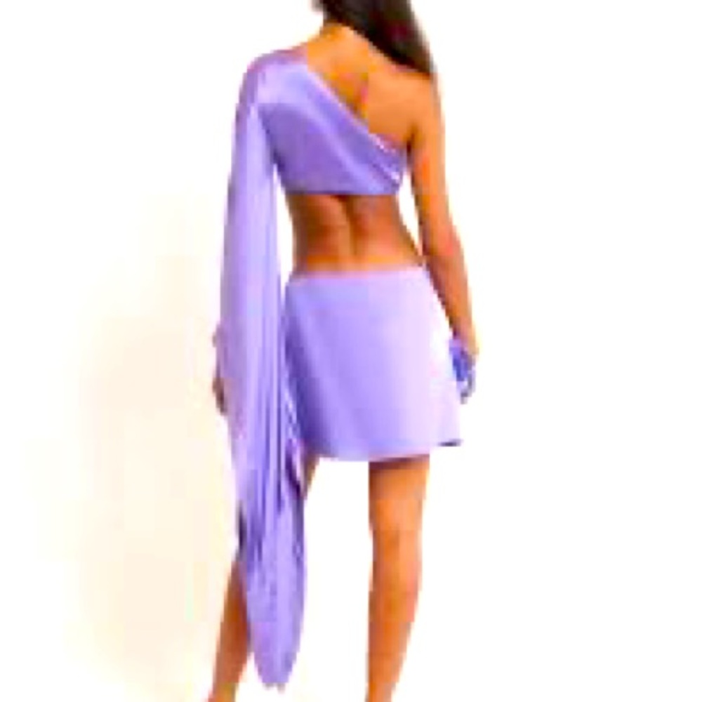 Cult Gaia Lucy Dress in Amethyst - Picture 3 of 5
